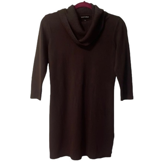 𝅺FASHION Bug Green Turtle Neck Small Sweater Dress - Picture 1 of 4